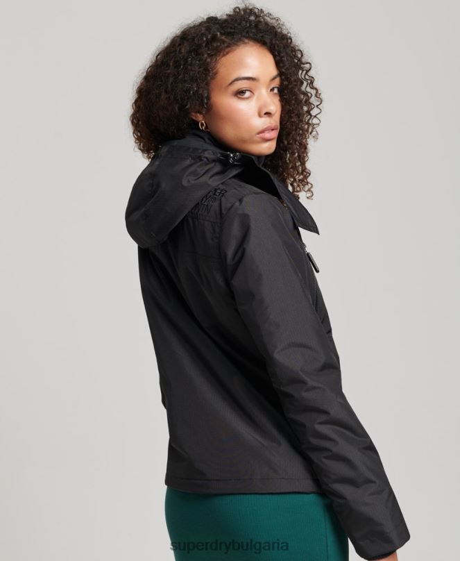 Superdry облекло N00H3628 черен Жени планинско яке с ветровка