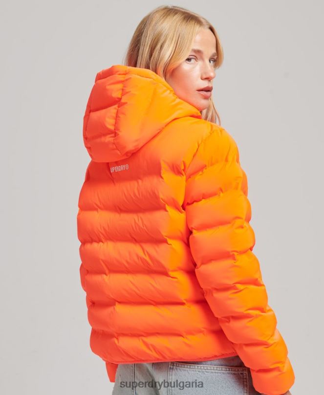Superdry облекло N00H3635 корал Жени всесезонно подплатено яке