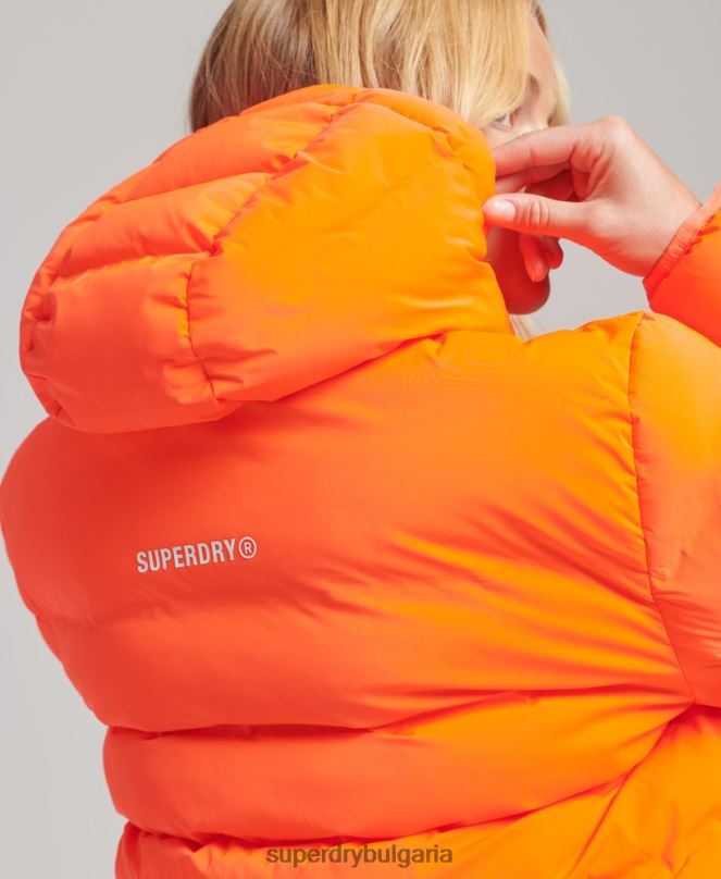 Superdry облекло N00H3635 корал Жени всесезонно подплатено яке