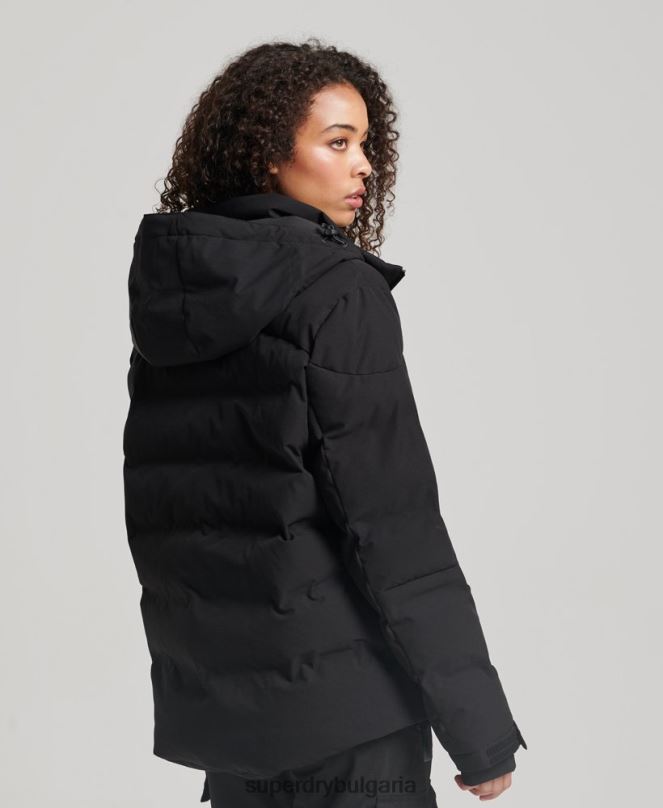 Superdry облекло N00H3637 черен Жени motion pro пухено яке