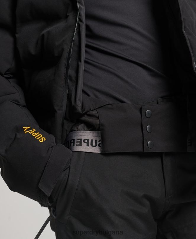 Superdry облекло N00H3637 черен Жени motion pro пухено яке