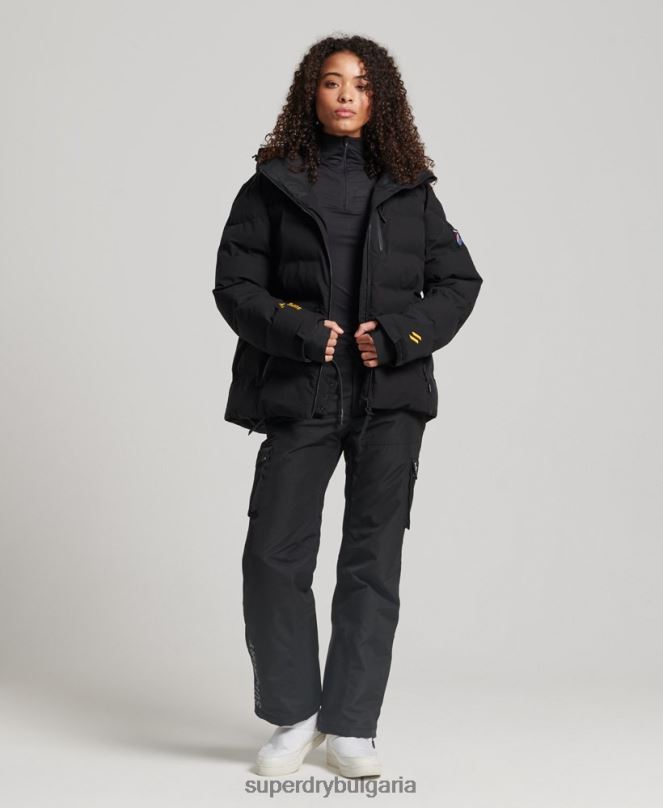 Superdry облекло N00H3637 черен Жени motion pro пухено яке