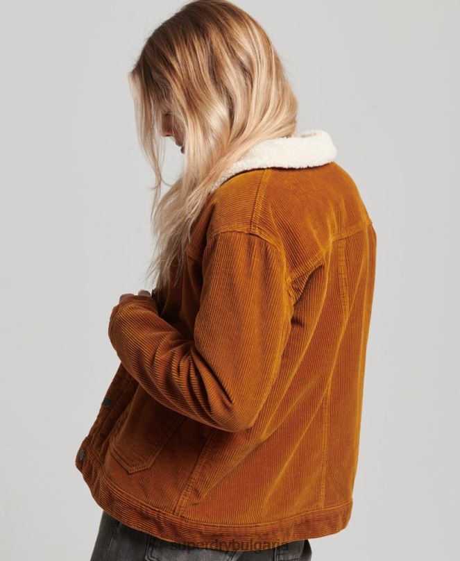 Superdry облекло N00H3696 оранжево Жени работно облекло яке