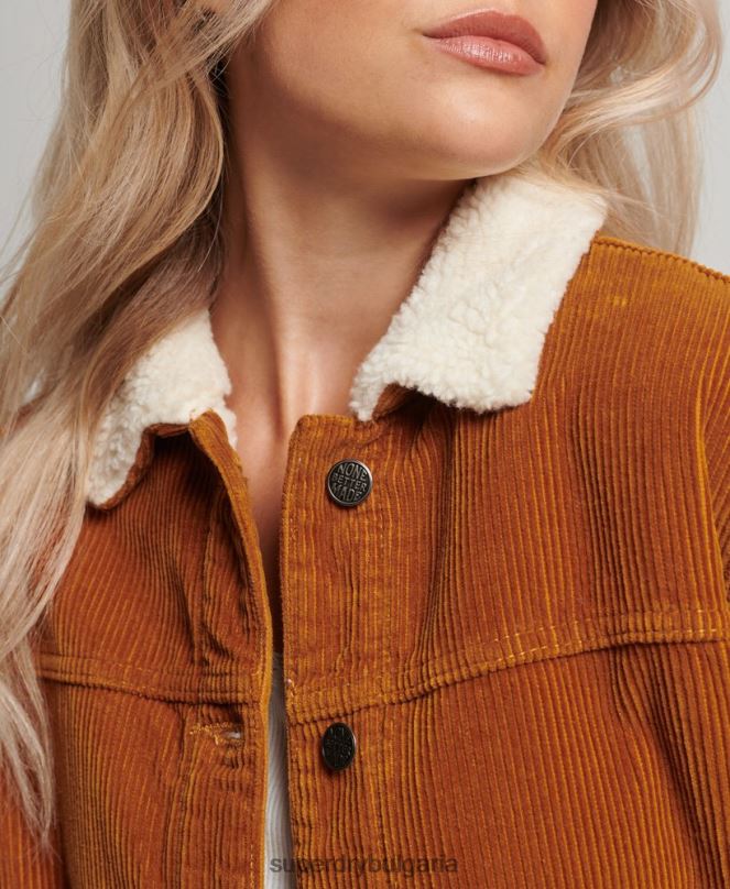 Superdry облекло N00H3696 оранжево Жени работно облекло яке