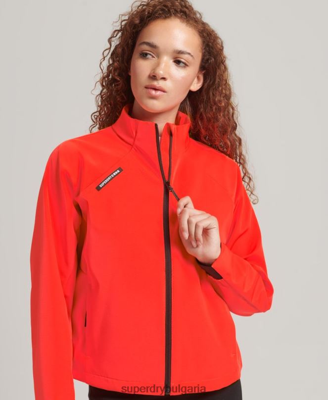 Superdry облекло N00H3703 корал Жени технологично спортно яке от софтшел