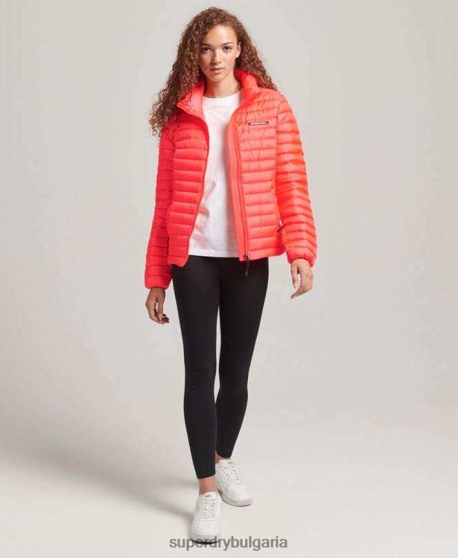 Superdry облекло N00H3714 корал Жени tech core пухено яке