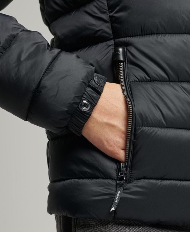 Superdry облекло N00H3794 черен Жени класическо пухено яке fuji