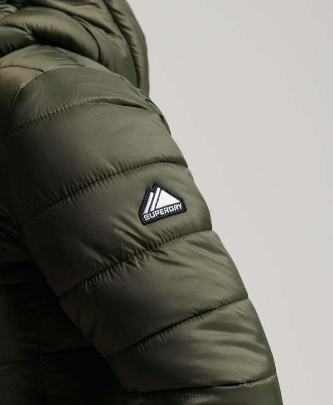 Superdry облекло N00H3807 каки Жени класическо пухено яке fuji
