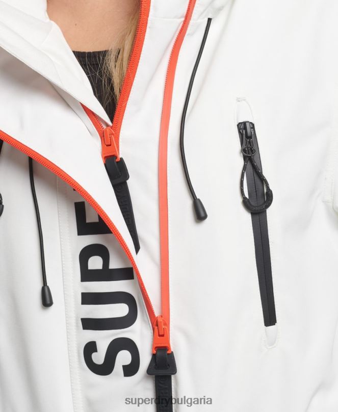 Superdry облекло N00H3821 бяло Жени върховна sd-ветровка с качулка