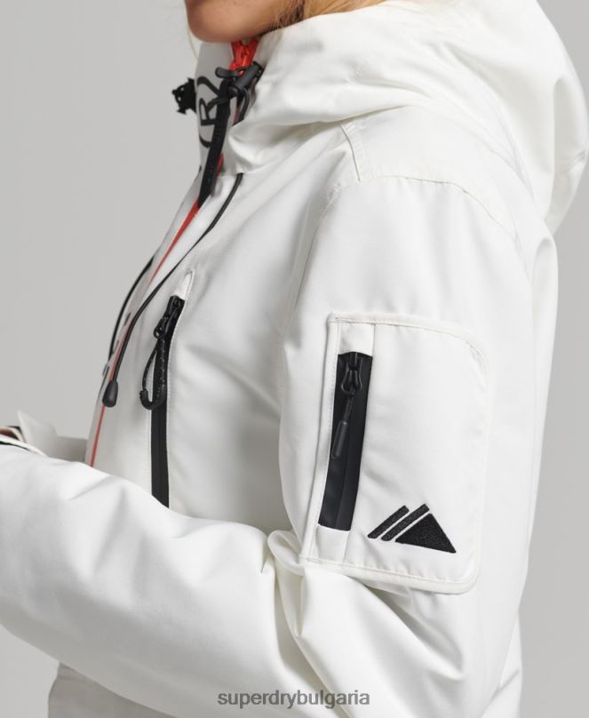 Superdry облекло N00H3821 бяло Жени върховна sd-ветровка с качулка