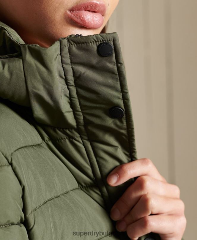 Superdry облекло N00H3836 каки Жени супер фуджи яке
