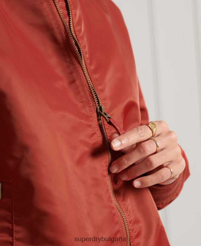 Superdry облекло N00H3837 червен Жени бомбър яке ma1