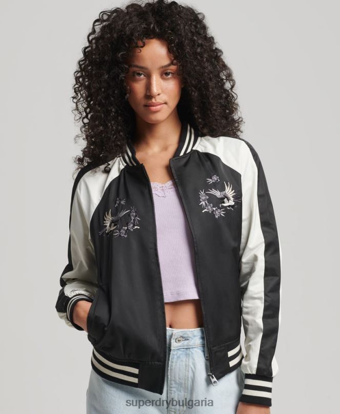 Superdry облекло N00H3840 черен Жени суика яке