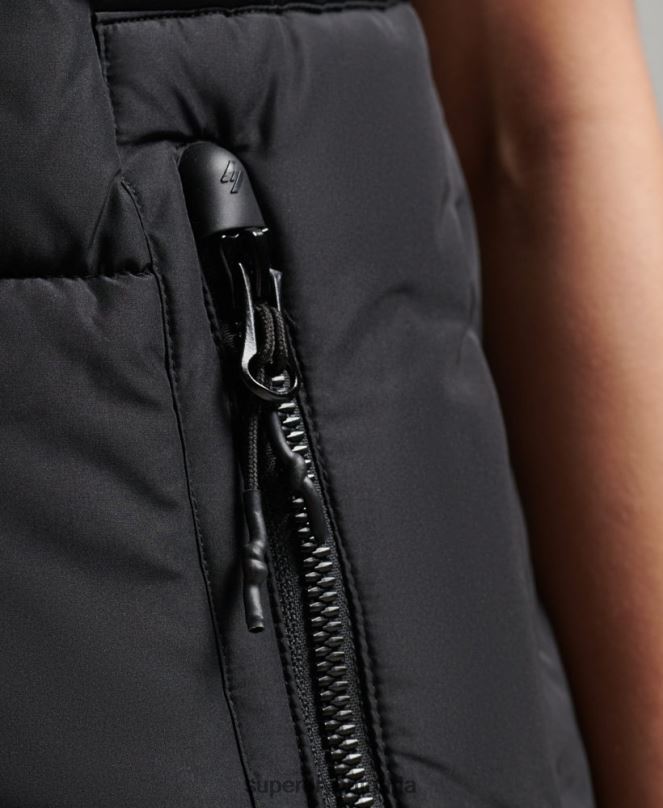 Superdry облекло N00H3851 черен Жени спортен пуф голям жилет