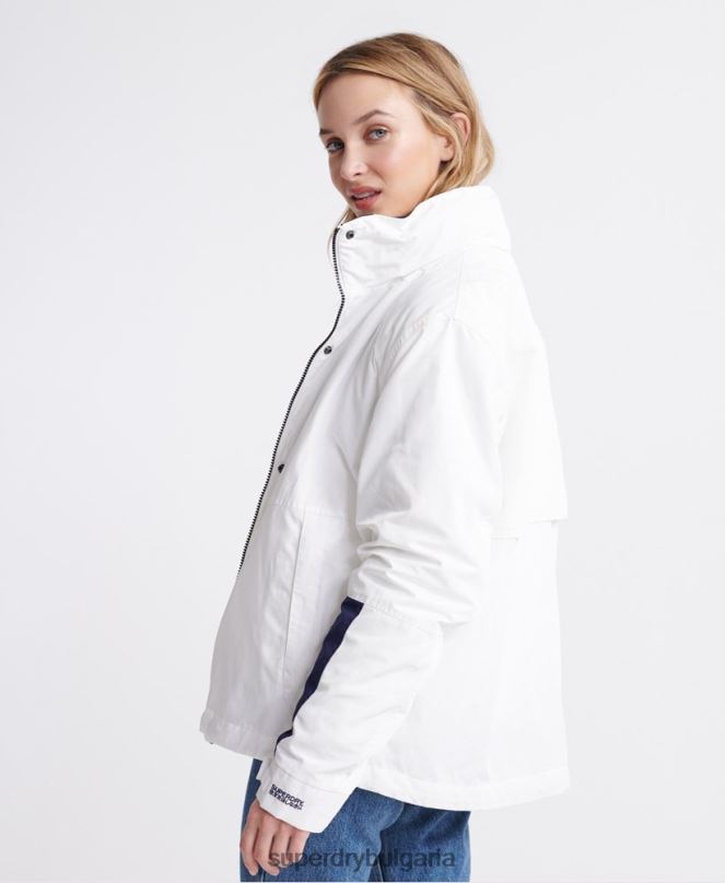 Superdry облекло N00H3857 сметана Жени яке 4 в 1 с дълги ръкави