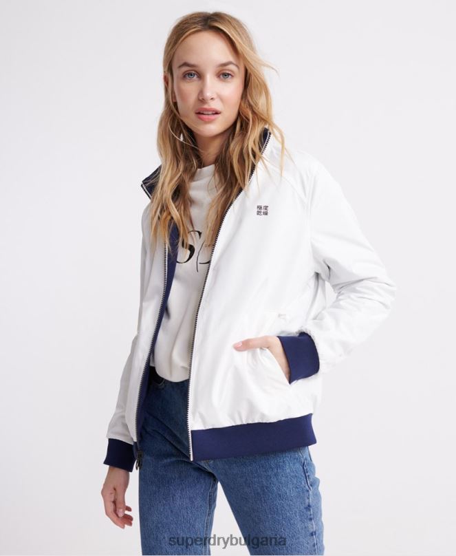 Superdry облекло N00H3857 сметана Жени яке 4 в 1 с дълги ръкави