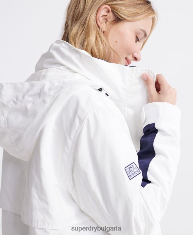 Superdry облекло N00H3857 сметана Жени яке 4 в 1 с дълги ръкави