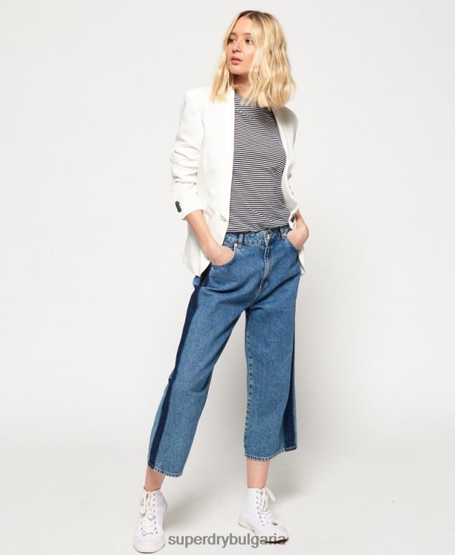 Superdry облекло N00H3859 бяло Жени превъзходен блейзър