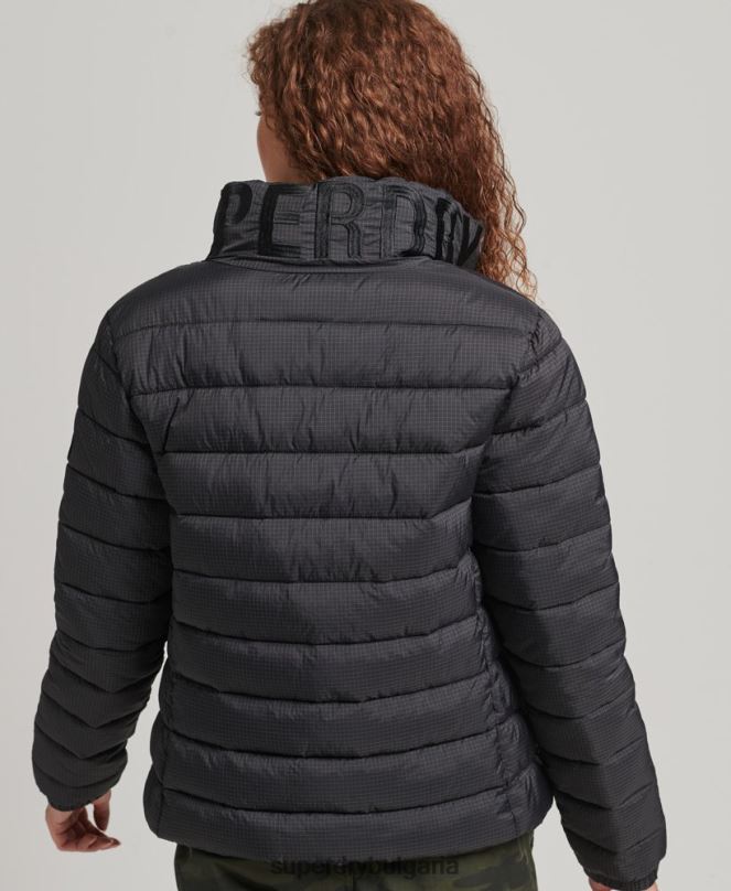 Superdry облекло N00H5418 черен Жени яке с класическо лого