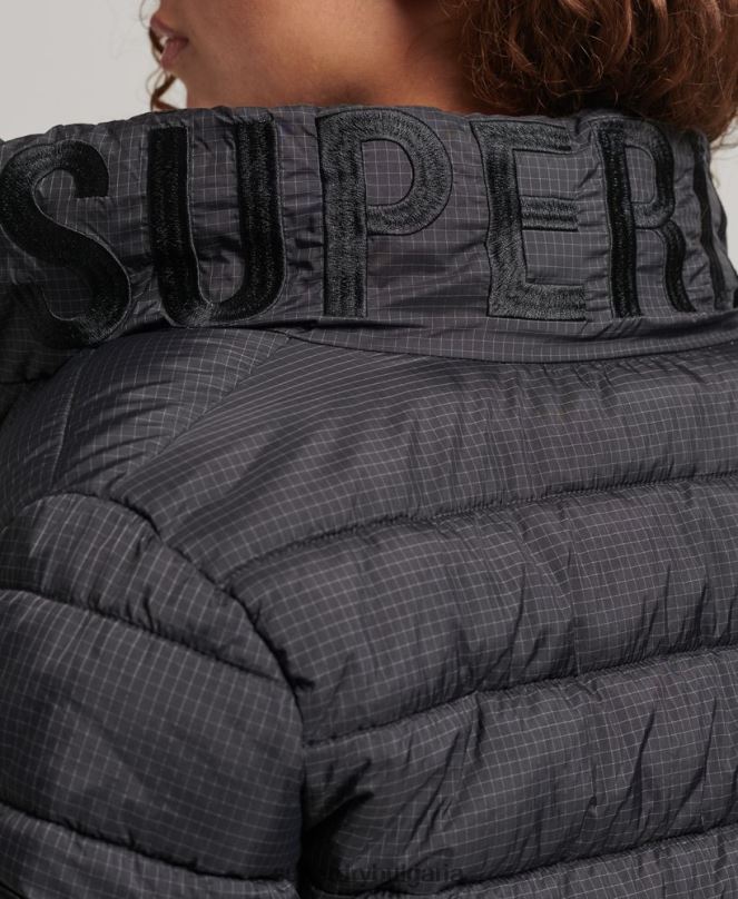 Superdry облекло N00H5418 черен Жени яке с класическо лого