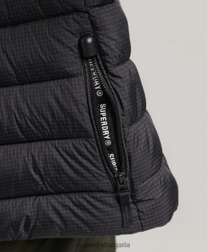 Superdry облекло N00H5418 черен Жени яке с класическо лого