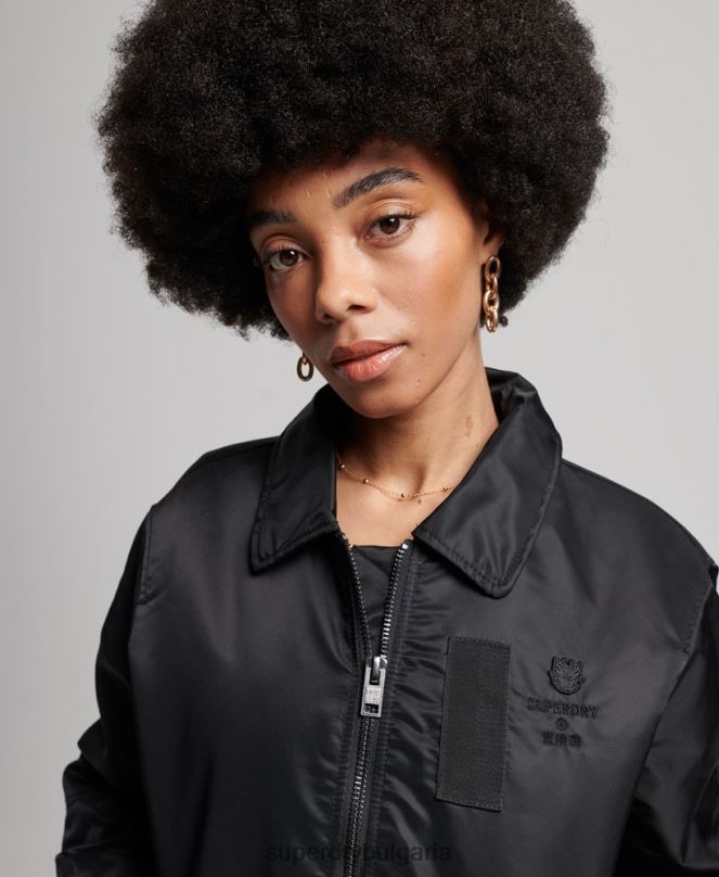 Superdry облекло N00H5420 черен Жени енергийно бомбър яке ma2