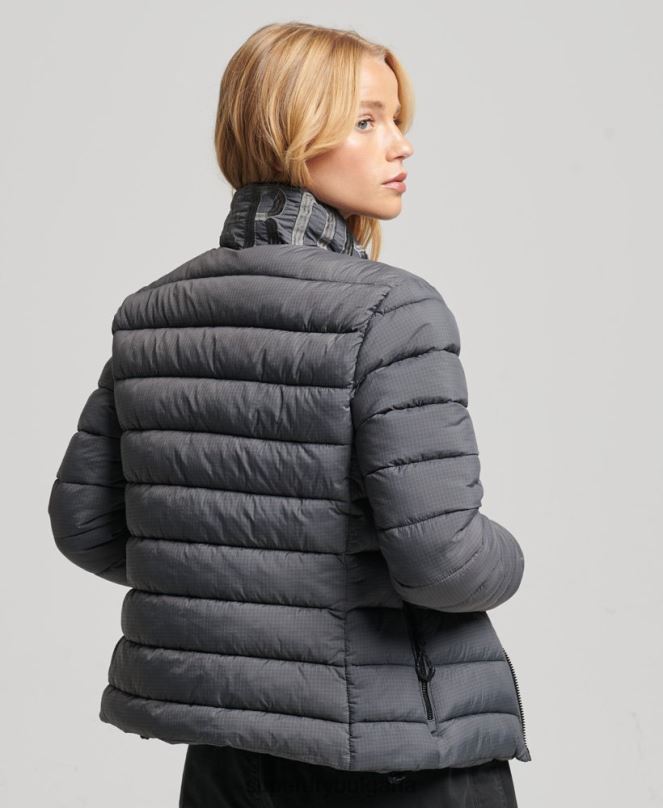 Superdry облекло N00H5422 сиво Жени яке с класическо лого