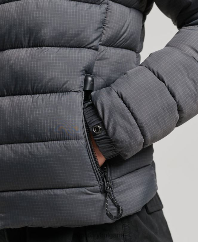 Superdry облекло N00H5422 сиво Жени яке с класическо лого