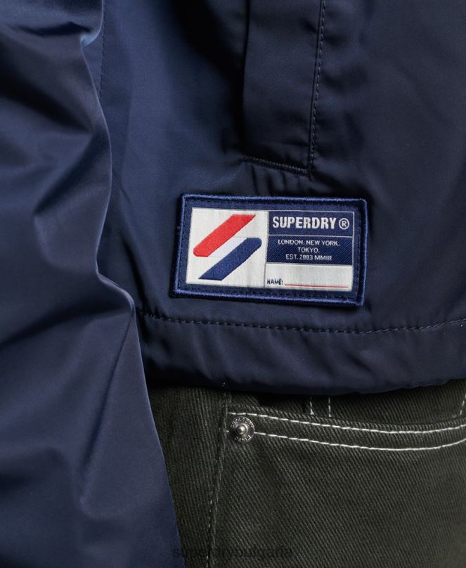 Superdry облекло N00H5425 военноморски флот Жени основно треньорско яке