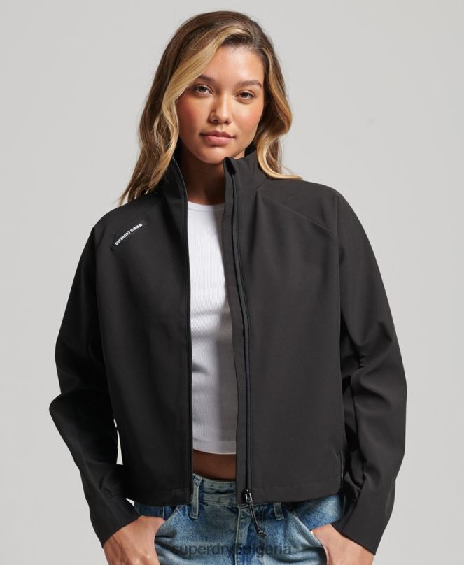 Superdry облекло N00H5426 черен Жени технологично спортно яке от софтшел