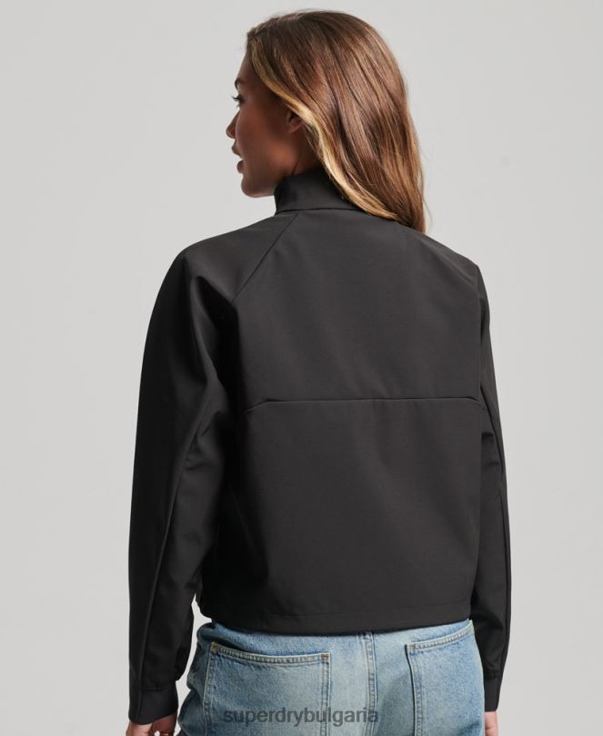 Superdry облекло N00H5426 черен Жени технологично спортно яке от софтшел