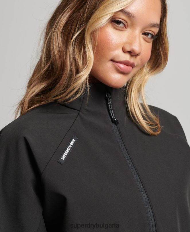 Superdry облекло N00H5426 черен Жени технологично спортно яке от софтшел