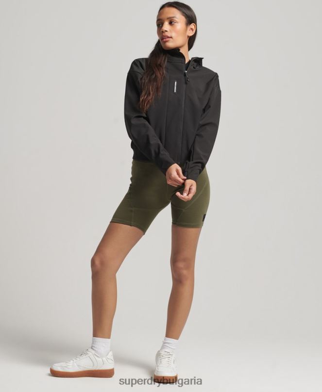 Superdry облекло N00H5432 черен Жени технологично яке софтшел