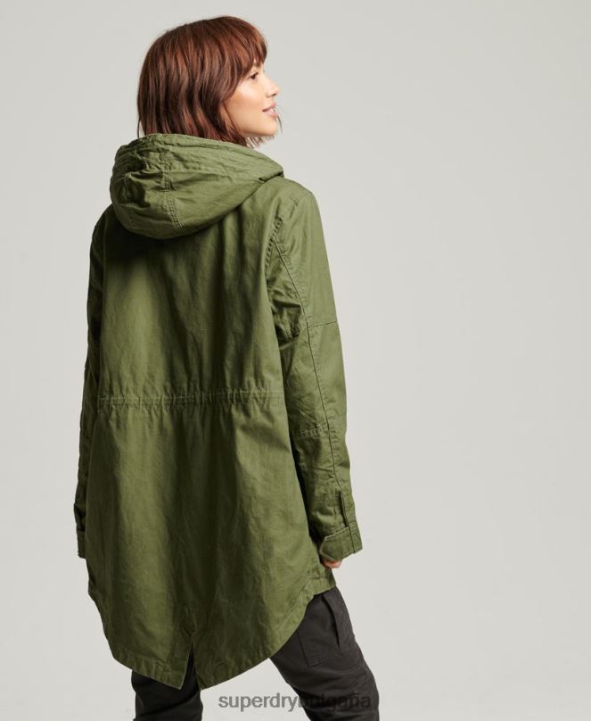 Superdry облекло N00H5433 каки Жени поле парка