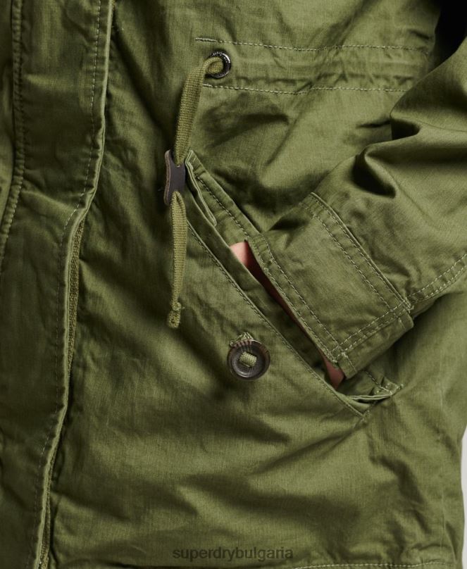 Superdry облекло N00H5433 каки Жени поле парка