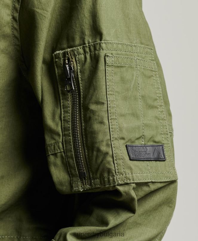 Superdry облекло N00H5433 каки Жени поле парка