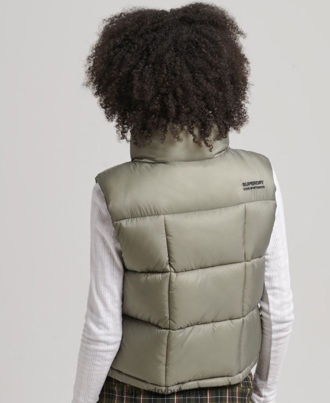 Superdry облекло N00H5440 каки Жени планинска спортна жилетка