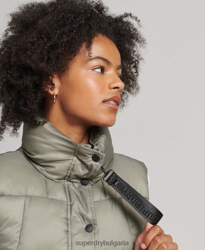 Superdry облекло N00H5440 каки Жени планинска спортна жилетка