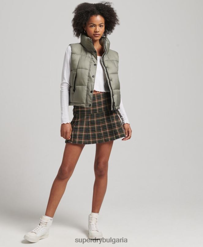 Superdry облекло N00H5440 каки Жени планинска спортна жилетка