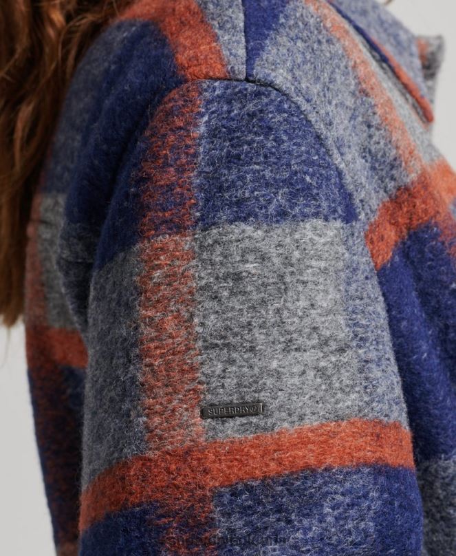 Superdry облекло N00H5442 син Жени винтидж горно яке