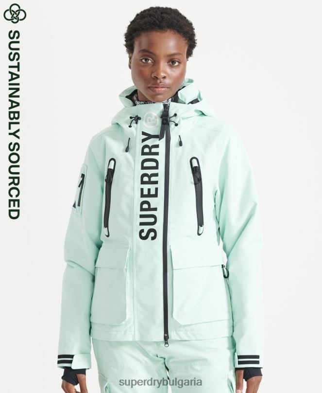 Superdry облекло N00H5459 светло синьо Жени най-доброто спасително яке