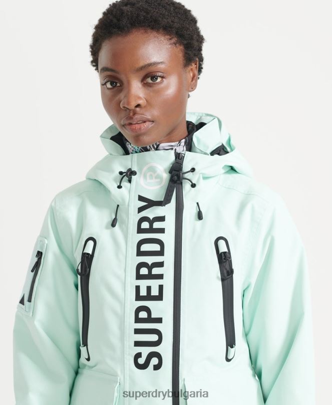 Superdry облекло N00H5459 светло синьо Жени най-доброто спасително яке