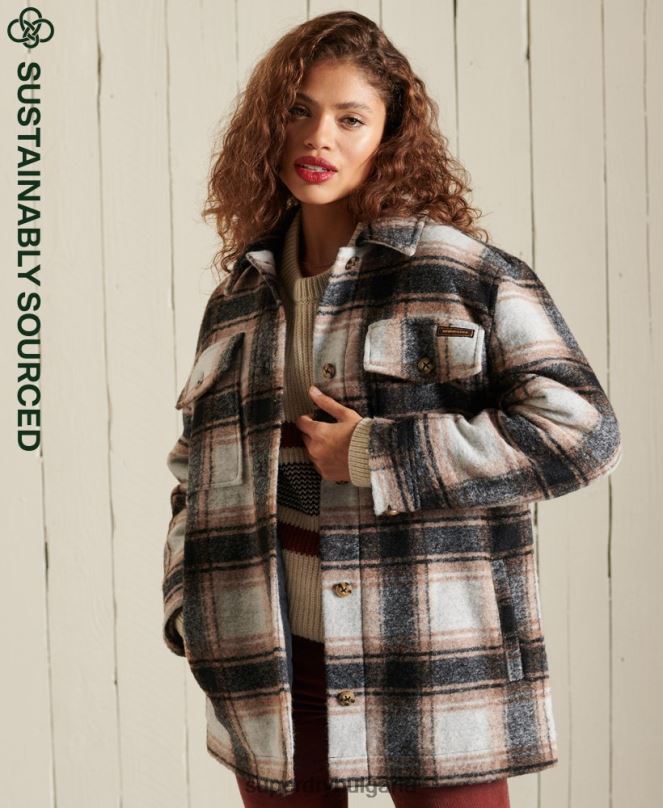 Superdry облекло N00H5485 сиво Жени горно яке