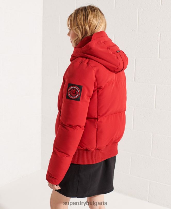 Superdry облекло N00H5494 червен Жени кодово яке еверест бомбър