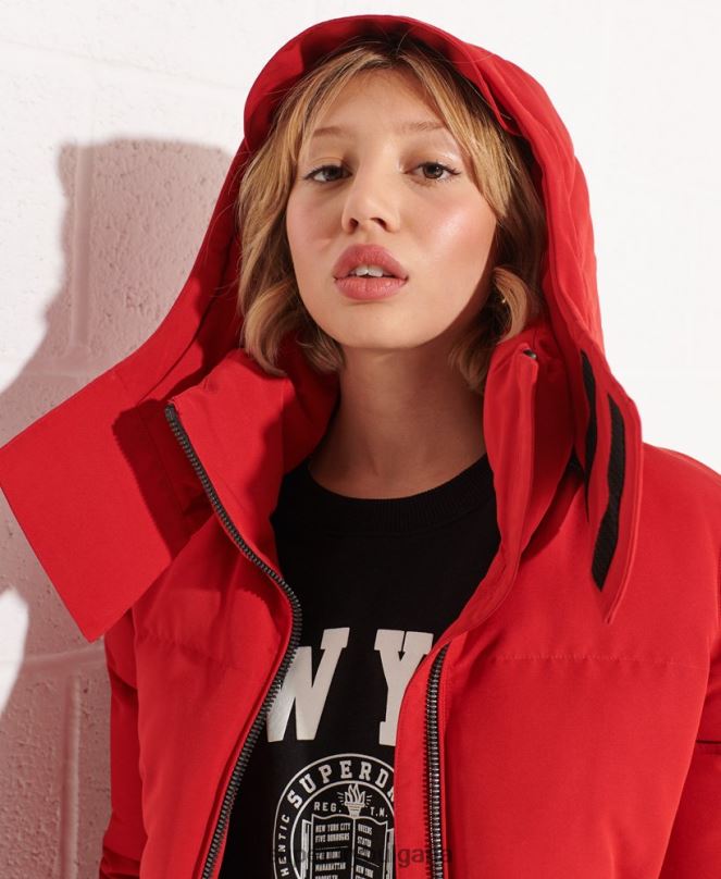 Superdry облекло N00H5494 червен Жени кодово яке еверест бомбър