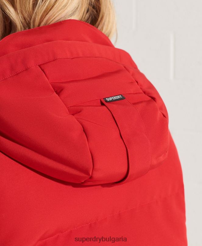 Superdry облекло N00H5494 червен Жени кодово яке еверест бомбър