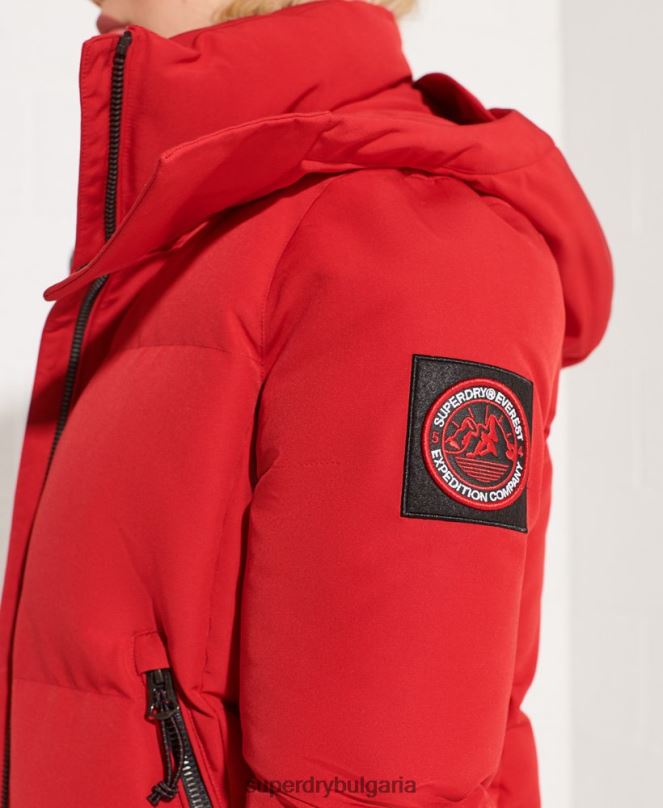 Superdry облекло N00H5494 червен Жени кодово яке еверест бомбър