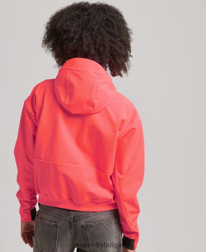 Superdry облекло N00H5499 корал Жени технологично яке софтшел