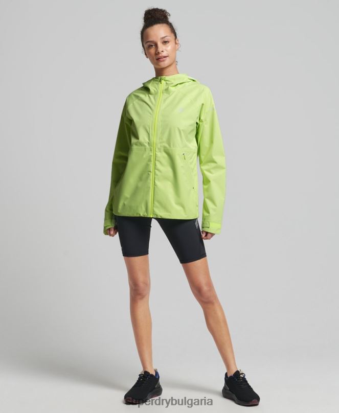 Superdry облекло N00H5500 жълто Жени водоустойчиво яке