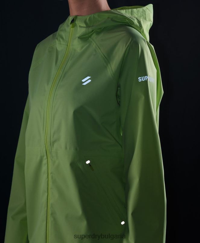 Superdry облекло N00H5500 жълто Жени водоустойчиво яке